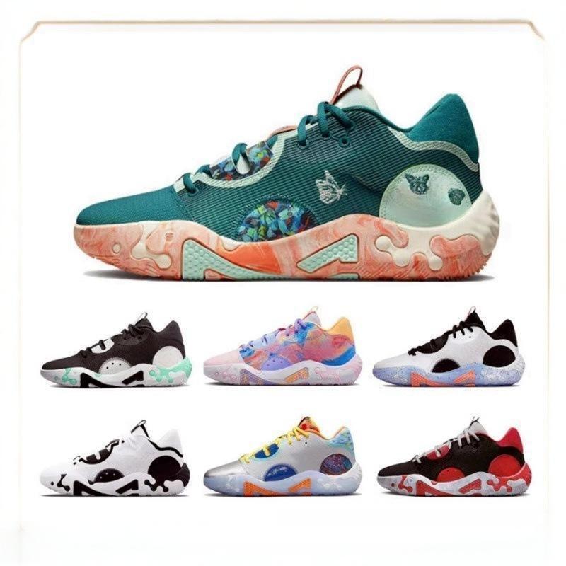 Cross-Border Paul George 6Th Generation Basketball Shoes for Men and Women Pg6 Full Valentine's Day Air Cushion Practical Sneakers Yuanyang Boots