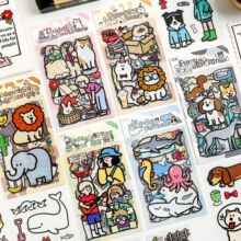 �ɐ��N���֎��N��������ӛϵ�п�ͨ��ɫ���P��pet�֎��ز�DIY�N��