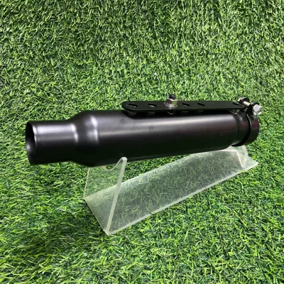 Motorcycle Retro Exhaust Pipe Motorcycle exhaust pipe - retro-k10-painted-black