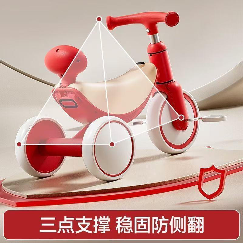 跨境专供儿童三轮车可推行脚踏车童车自行车三合一多功能平衡车|undefined