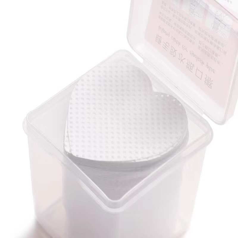 Botella de pegamento para pestañas tela de limpieza de manicuras mágica limpieza de algodón sin cabello limpieza de botella de pegamento limpia de uñas