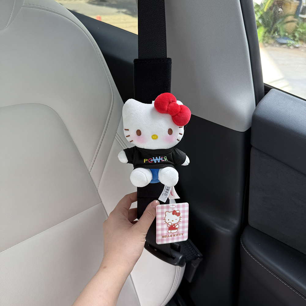 Protector de Hombro para Cinturón de Seguridad de Peluche para Coche