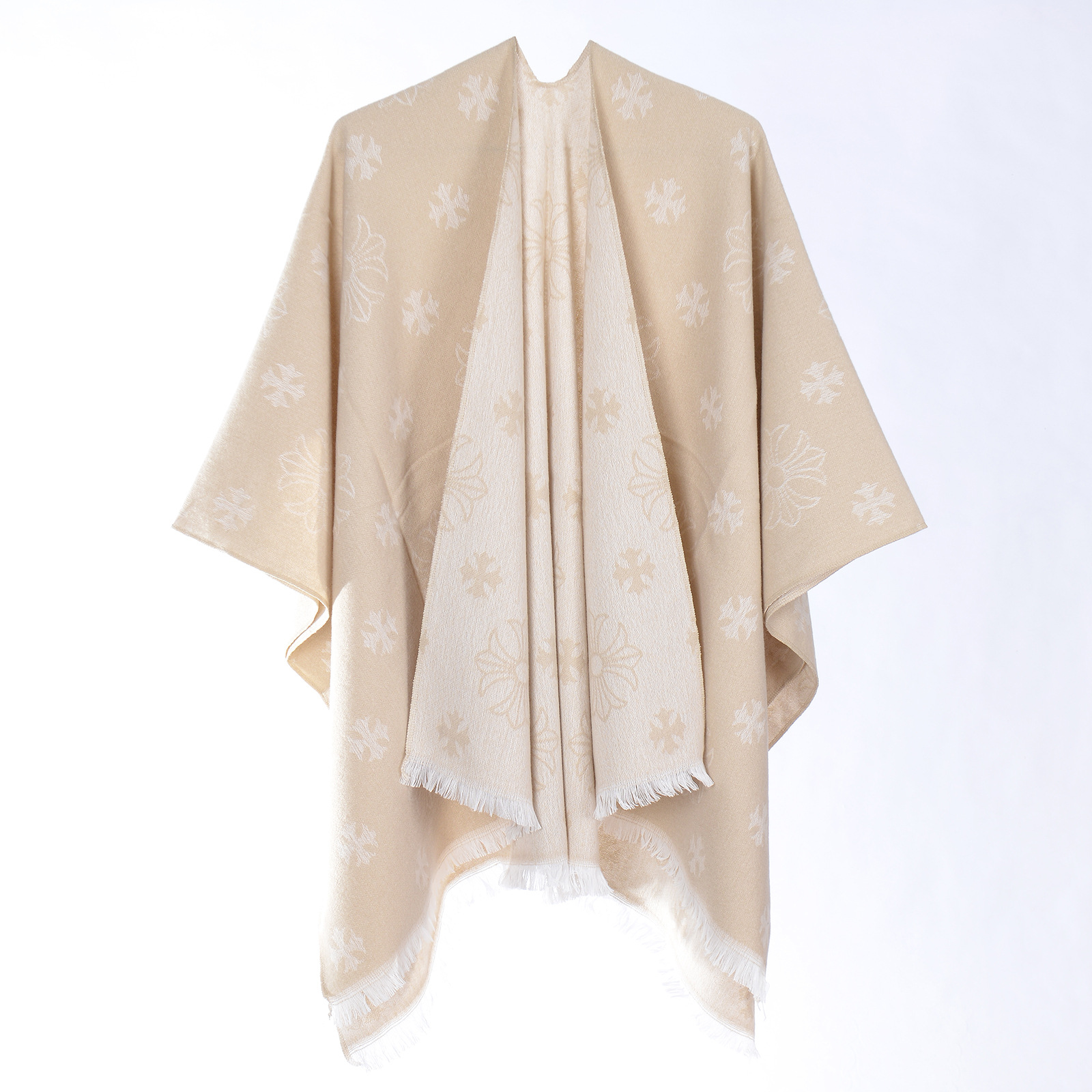 Spring and Autumn 2026 New Style Travel Photography Scarf, European and American Style Faux Cashmere, Warm and Versatile, Stylish Shawl Cape