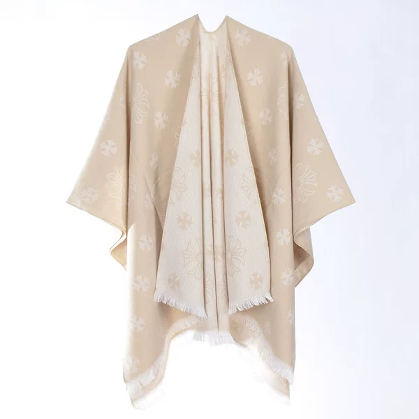 Spring and Autumn 2026 New Style Travel Photography Scarf, European and American Style Faux Cashmere, Warm and Versatile, Stylish Shawl Cape