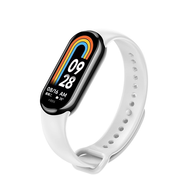 新しいXiaomi Mi Band 9シリコンストラップXiaomi Band第8世代スマートスポーツブレスレットNFCバージョン男性と女性に適しています|undefined