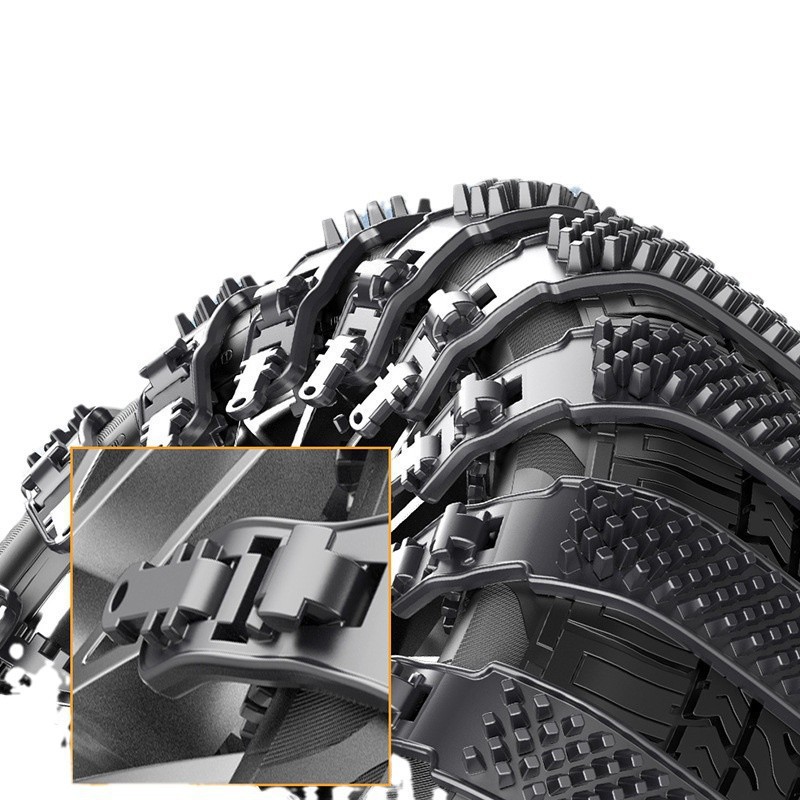 Cadena antideslizante especial para automóviles sin heridas de neumáticos para vehículo todoterreno, SUV, furgoneta, automóvil, cadena de neumáticos de nieve universal