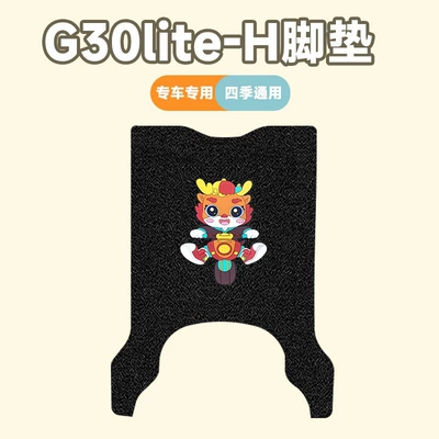 Avtomobil döşəmə paspasları Foot Pads, Non-Slip and Wear-Resistant - yadi-g30lite-h-black-good-luck-dragon-foot-mats-inquire-about-size-customization