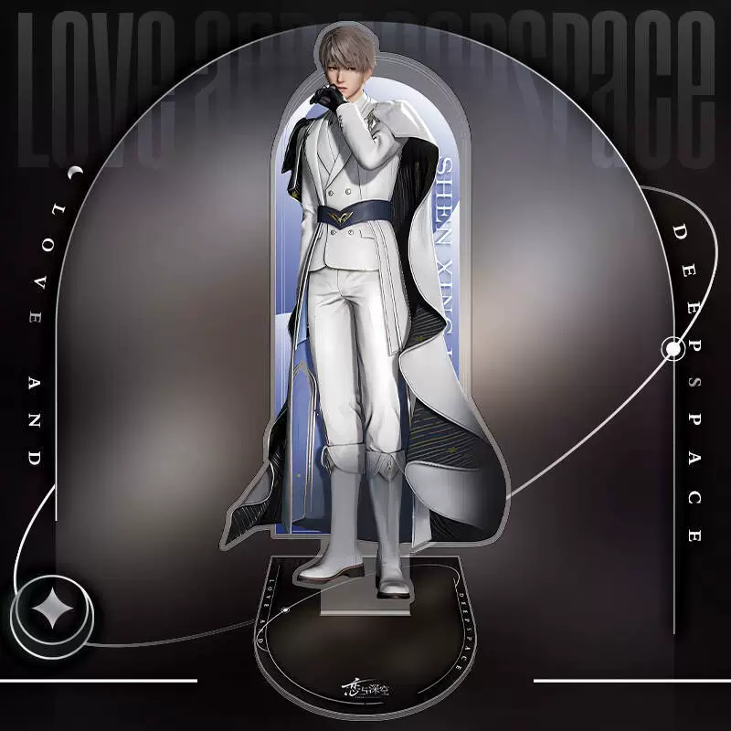 Акриловая подставка Love and Deep Space Qin Che, 16 см, карточный стенд