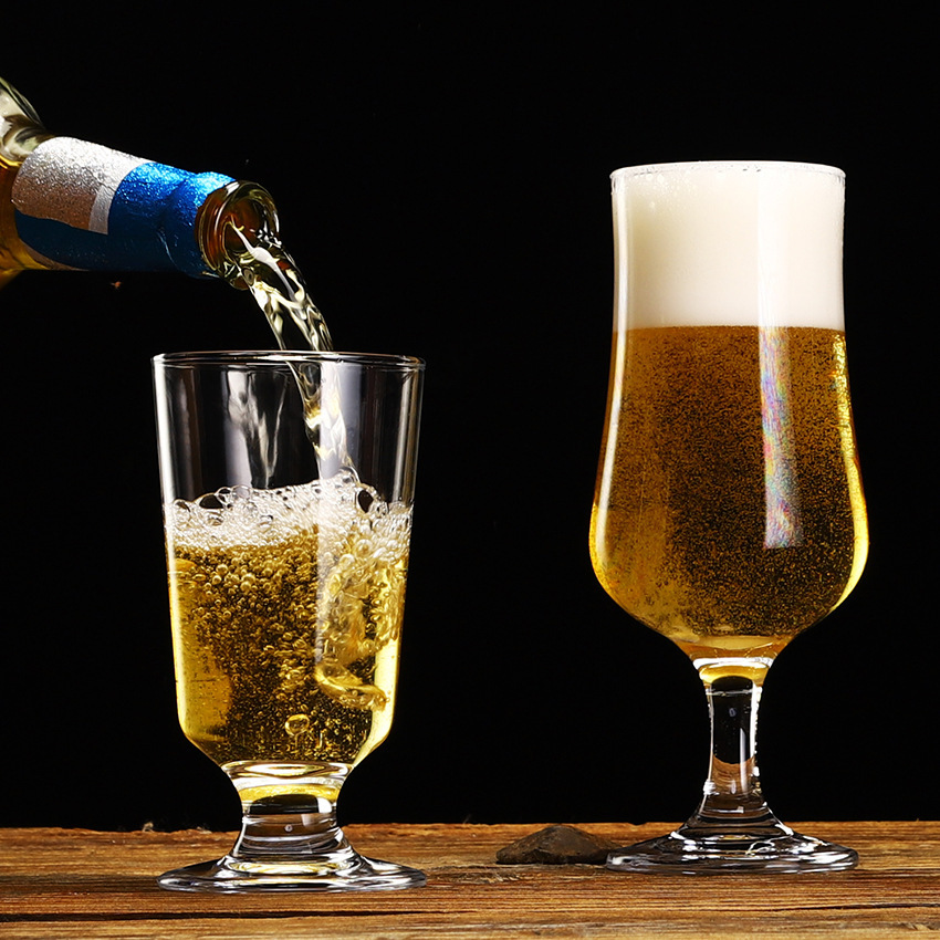 Taza de cerveza de pies altos Taza de jugo Taza de copas de bebidas heladas Taza de bebidas especiales Taza de cóctel Taza de agua burbujeante de pies bajos Taza de bebidas largas