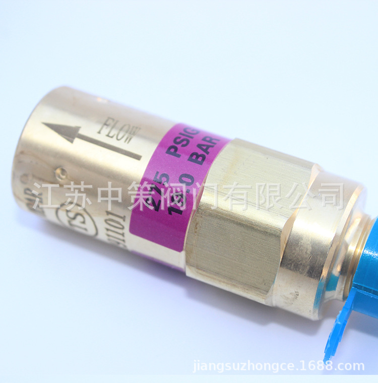 杜瓦罐安全阀赛邦泄压阀杜瓦瓶配件1.59/1.72/1.9/2.41/2.76/3.45