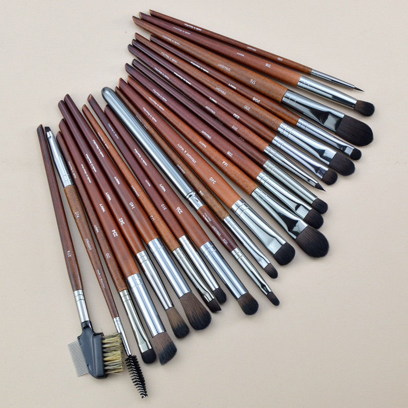 M家化妆刷 眼影刷散粉刷腮红刷鼻影刷眉刷遮瑕刷晕染刷眼线刷_