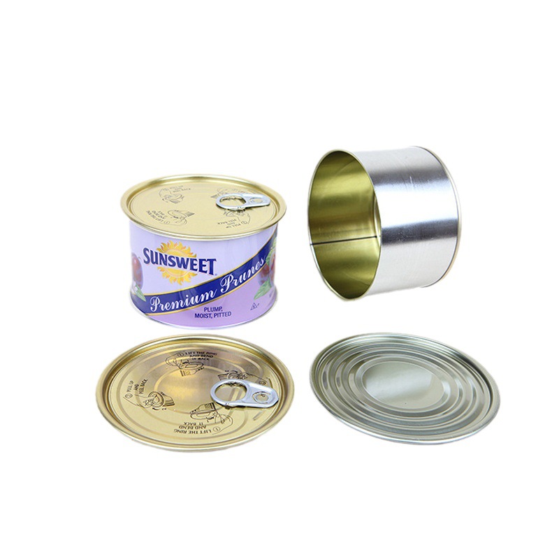 厂家圆形金属三片罐 数码产品收纳盒 马口铁食品通用铁盒罐喜盈盈
