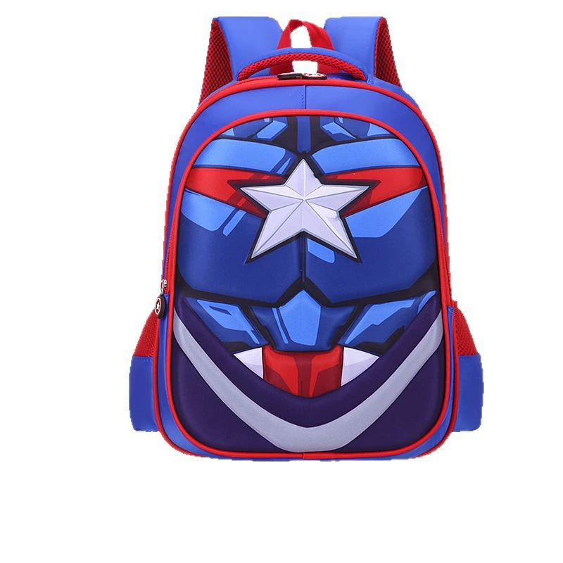 [跨境小学生书包School bag儿童卡通Spider-Man backpack批发外贸]
