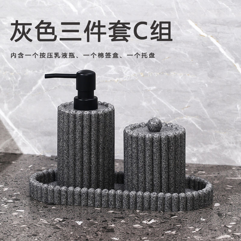 Retro ins viento desinfectante de manos botella de caja de botella de presión una variedad de higiene adecuada set de lavado hisopo de algodón