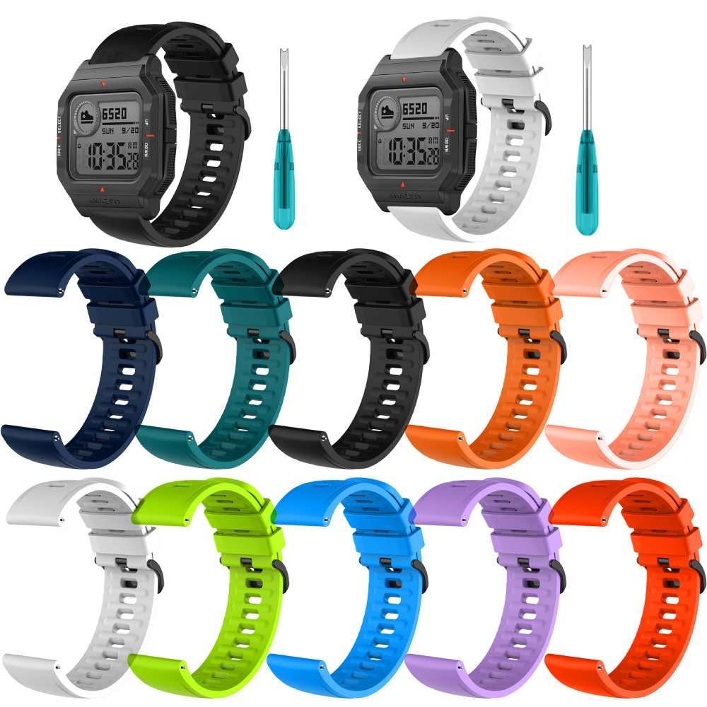 For Huami Amazfit Neo Smart Watch Band A2001 Silicone Strap + Tools Neo Wristband Strap