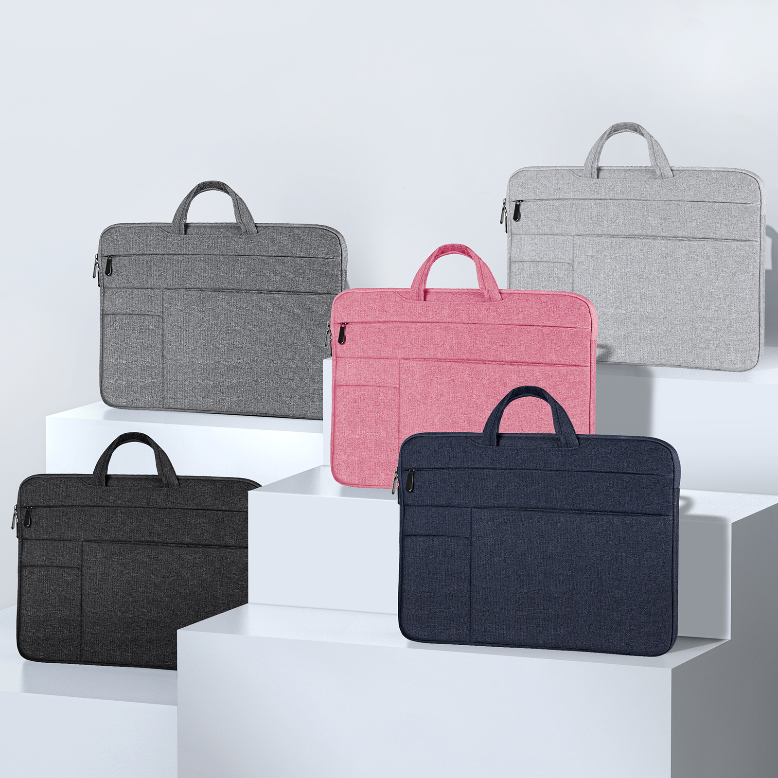 Aplicable para Macbook Apple bolso de computadora portátil multibolsillo Xiaomi Huawei bolso de almacenamiento de computadora portátil mayorista