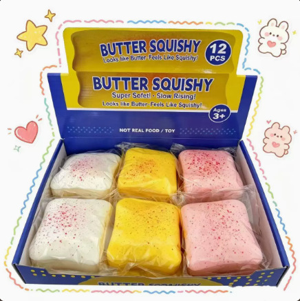 Cross-border bestseller: Strawberry toast squishy toy, slow-rebound simulated food stress-relief toy, soft and finger-sucking Cross-border bestseller: Strawberry toast squishy toy, slow-rebound simulated food stress-relief toy, soft and finger-sucking