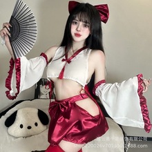 性感巫女和服情趣内衣纯欲风制服诱惑套装日系少女cos学生软妹裙