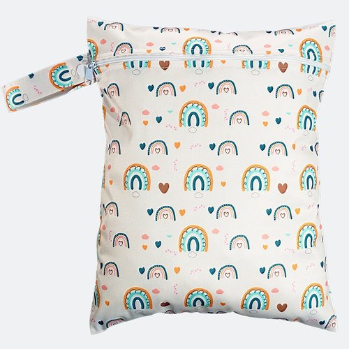 Cross-border single pocket waterproof storage bag baby carriage diaper bag reusable Wet Bag factory wholesale