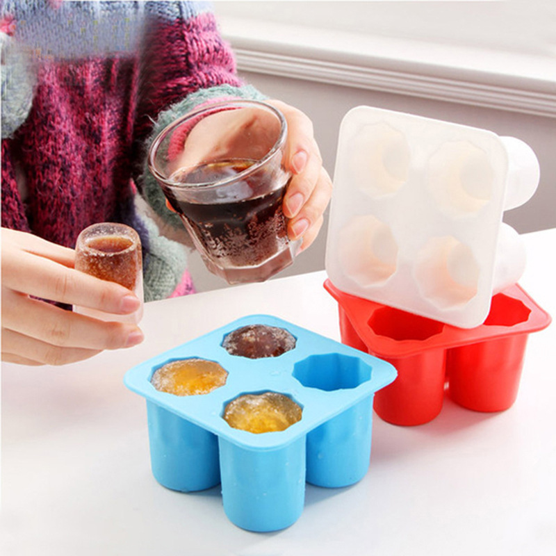 originality Net Red silica gel Wine Glass mould Sure glass Ice block Cartoon strawberry Ice Cube