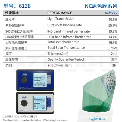 Automotive Film Car Glass Film Explosion-Proof Film - 152m-x-30m-model-6138