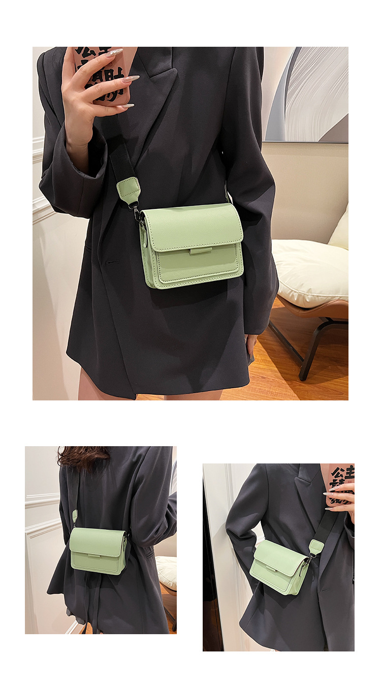 198g Weight Synthetic Leather Lining Material Sewing Thread Fashion Element Flip Cover Closure Type Single Shoulder Strap Strap Type Square Bag Bags Type Casual Occasion Pu Leather Material Solid Color Pattern All Seasons Season Women's Gender Classic Style Style Square Shape Women's Pu Leather Solid Color Classic Style Sewing Thread Square Flip Cover Square Bag 2