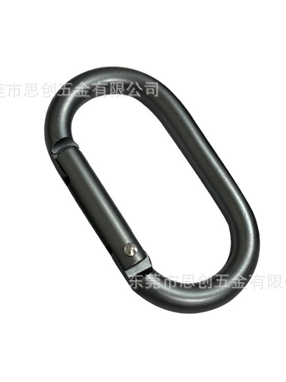 アルミガンカラーランウェイバックル No.6 No.7 U字型オーバルカラビナ アウトドアバックパックフック テントロックバックル|undefined