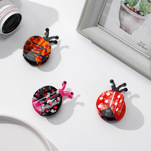 赞贝雅醋酸甲壳虫抓夹小众个性虫类发饰后脑勺鲨鱼夹动物发夹女