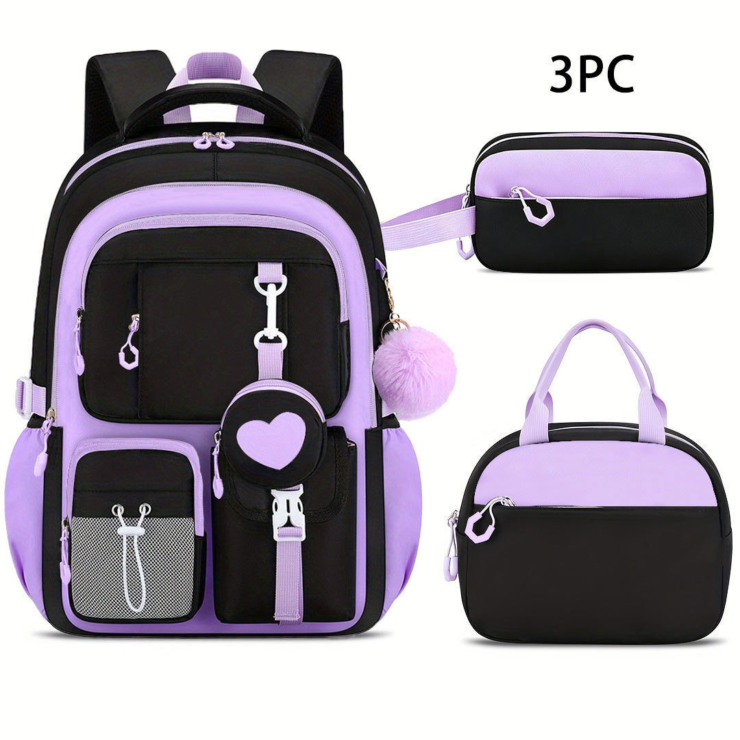 Nuevas mochilas transfronterizas para estudiantes de primaria, mochila de niñas de secundaria ligera y de gran capacidad.