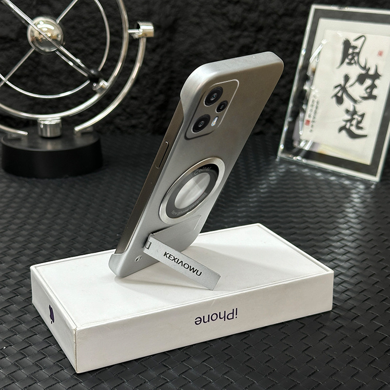 适用于红米note12turbo超薄无边框实用防摔保护套带支架高级感手|undefined