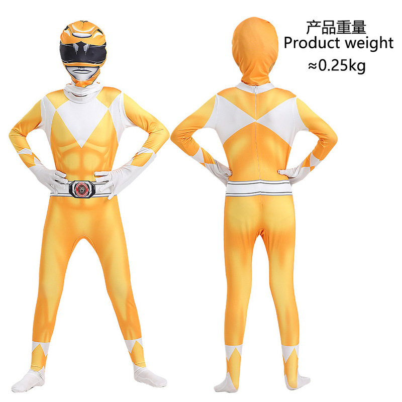 恐竜戦队cos服レオタードコスプレ子供コスチュームハロウィンコスチューム|undefined