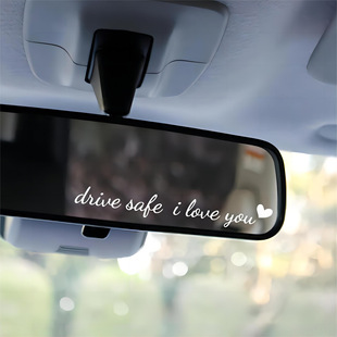Cross-Border Foreign Trade Driving Safety Cross-Border Amazon Car Rearview Mirror Makeup Mirror Window Decoration Sticker Body Sticker