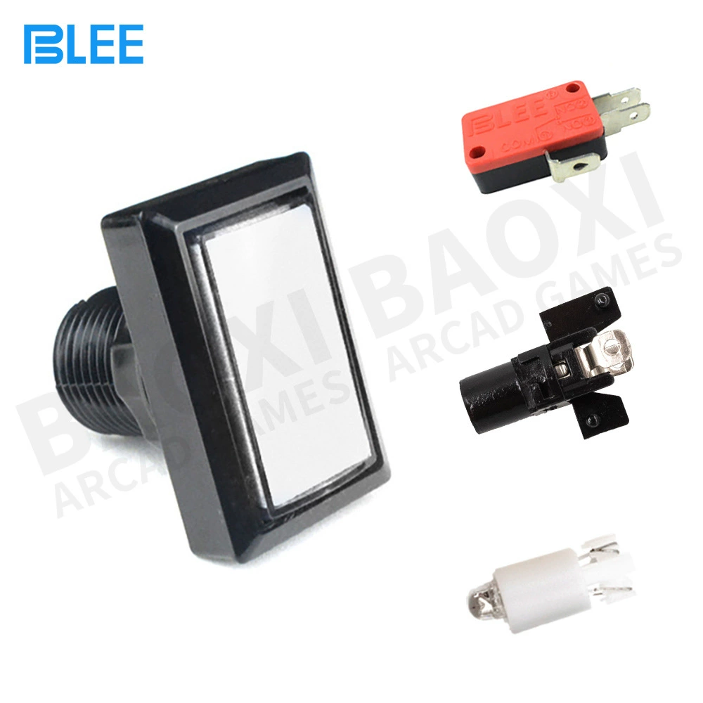 Rectangular game console, plastic button with light, switch key with accessories, x33