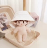 Fisherman hat solid white 10cm