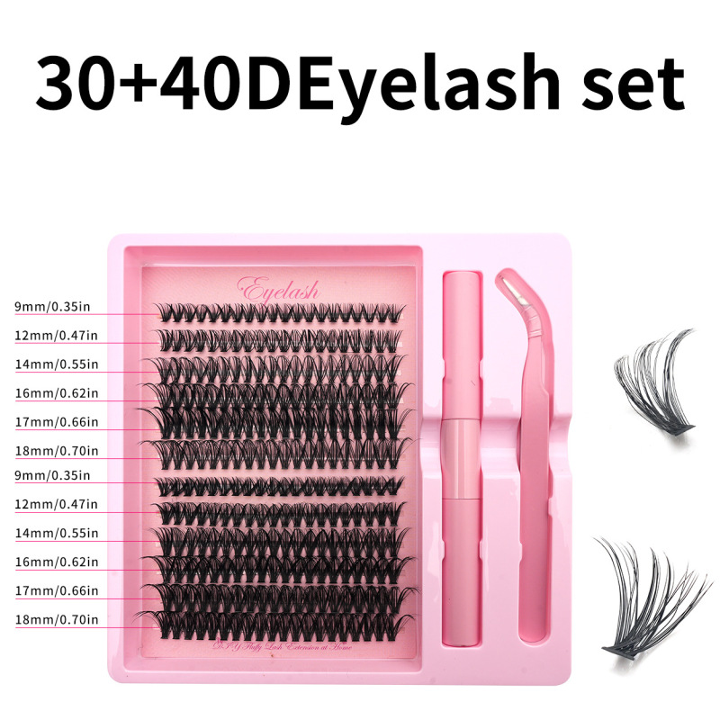 クロスボーダーつけまつげ 600 クラスタースパイク尖った妖精まつげ新しい DIY セグメントまつげ 100D メーカー承認|undefined