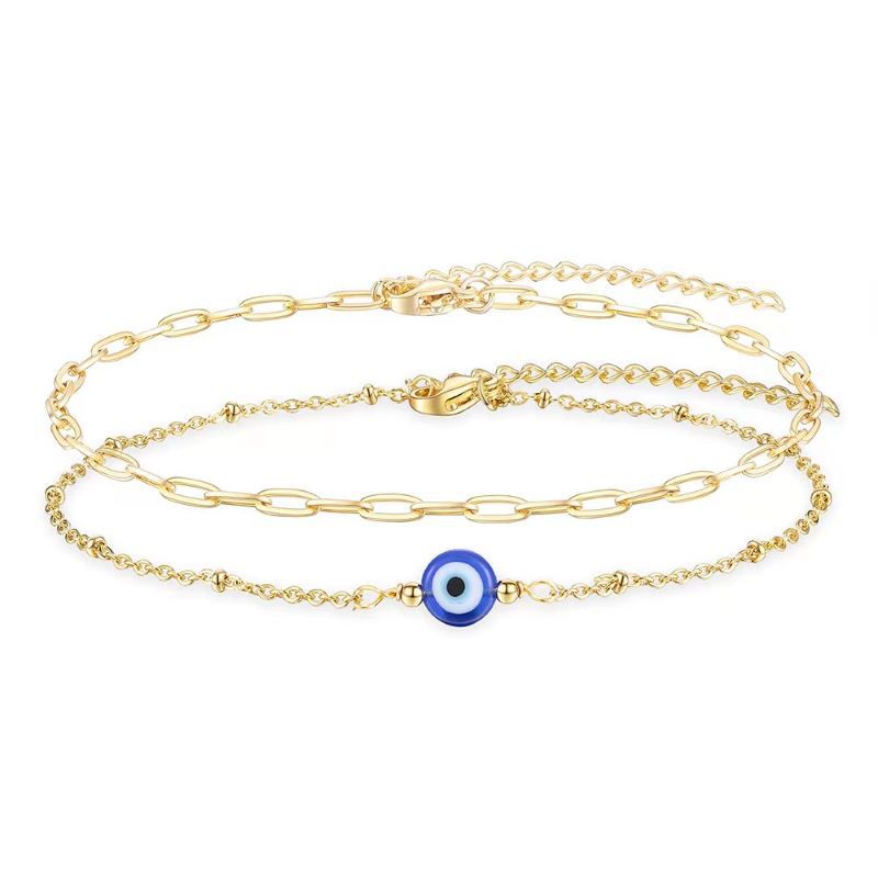 Lucky Evil Eye Red String Bracelet Protection Beaded Jewelry_voghion.com