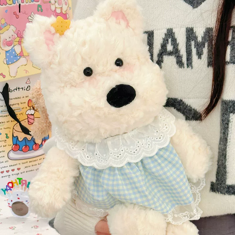 Cute plush pendant, minifigure, doll, apron, skirt, pillow, Birthday gift