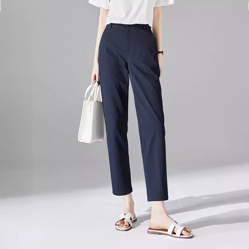 genuine goods Leak-picking Counter Foreign Trade Spring New Loose Cropped Pants Commuter Smoke Pipe Pants Women's Harlan Casual Pants for Children