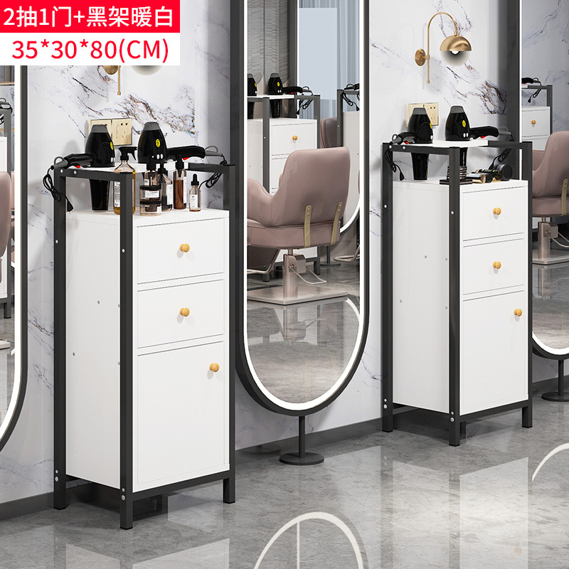 2 검은 프레임 따뜻한 흰색 캐비닛 연기 (폭발 시리즈)