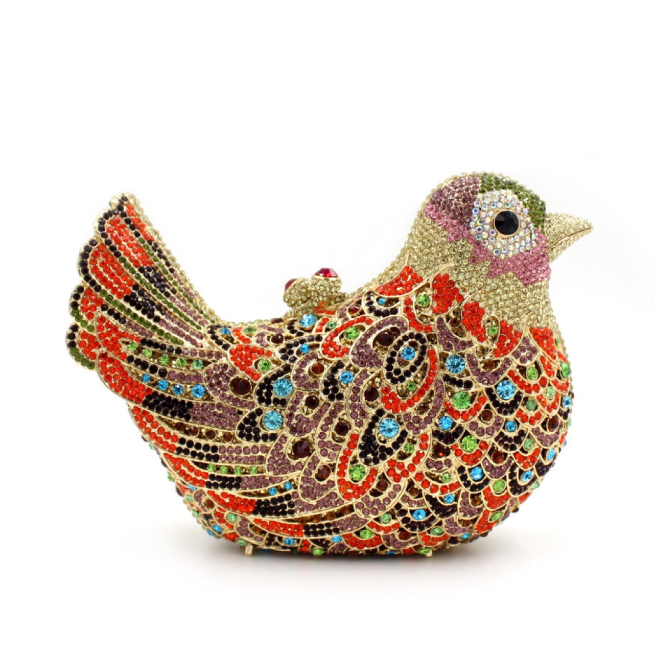 Bolsa de pájaros y palomas, bolsas de diamantes, bolsas de diamantes, bolsas de mano, bolsas de mujer de estilo europeo y americano.