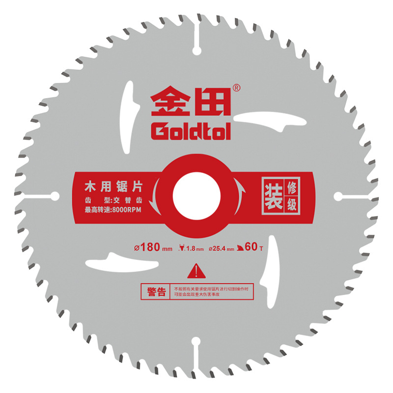 Jintian hoja de sierra de decoración hoja de sierra de carpintería 4 pulgadas hoja de sierra circular 10 pulgadas hoja de corte de máquina de corte de molino angular