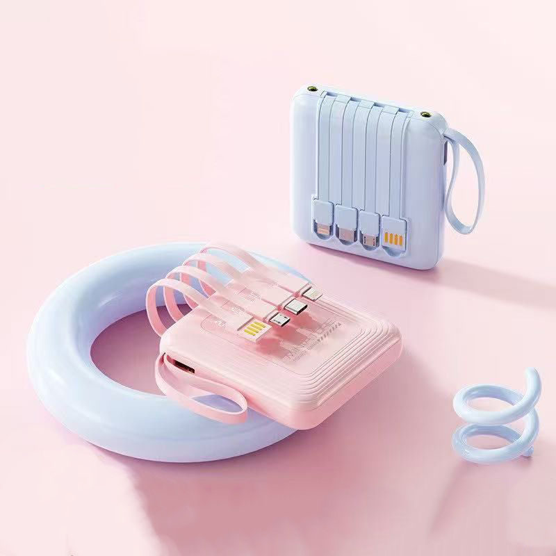 Banco de energía de pantalla digital inteligente de gran capacidad, pequeño, portátil, cargador rápido, banco de energía móvil, ampliamente compatible con viajes sin cables