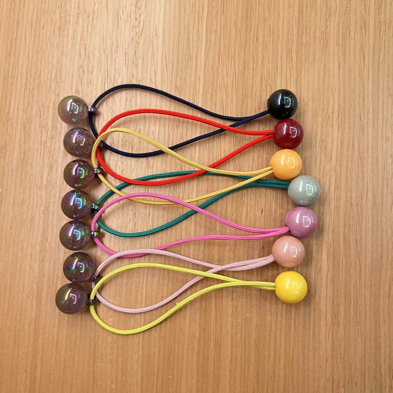 Yiwu venta al por mayor cuerda de pelo de doble cabeza para niños cuerda de pelo negro Yiwu agente de compra