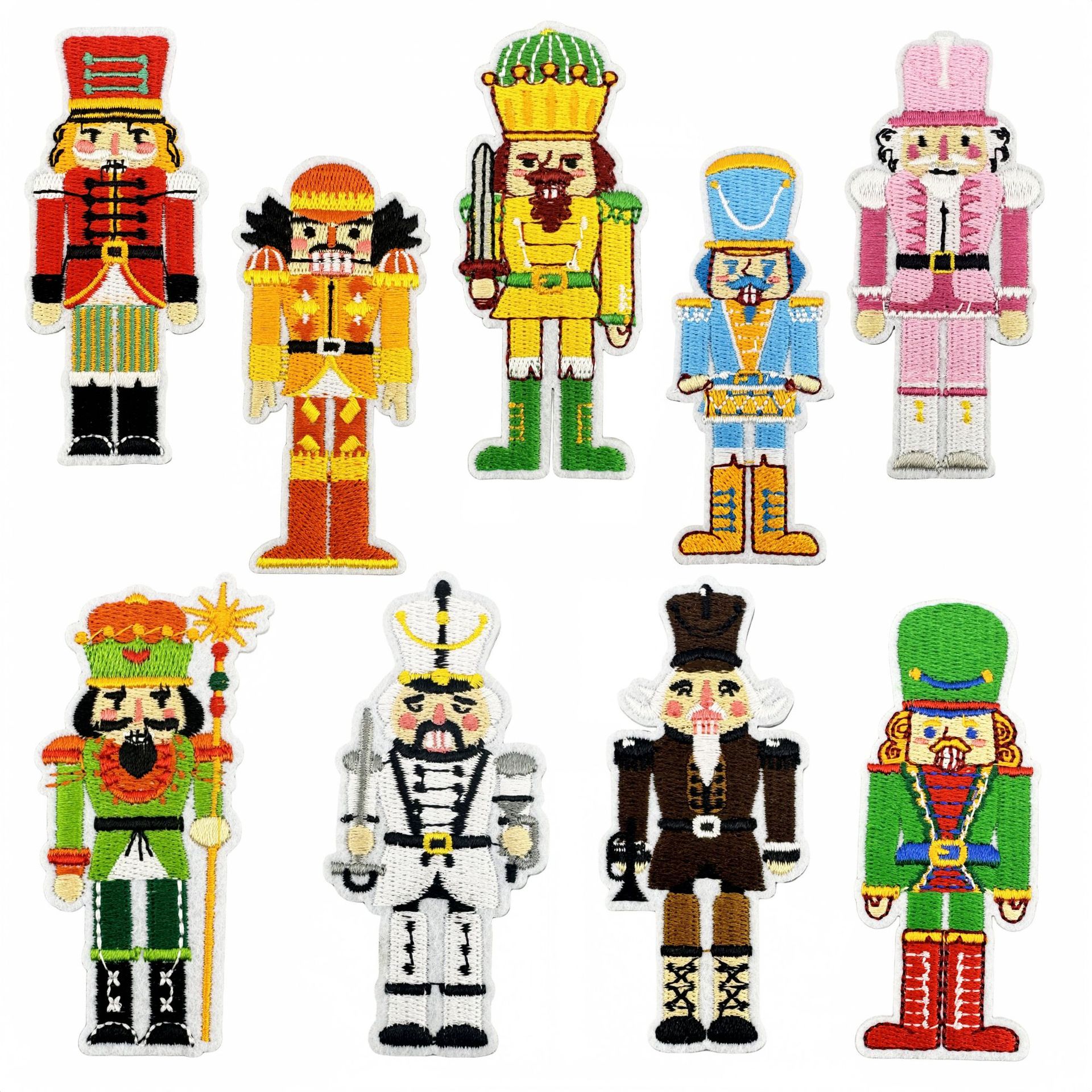 熨烫新款卡通人物刺绣布贴现货批发电脑绣花服装辅料配饰补丁贴片