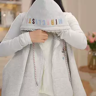 女童加绒加厚棉服外套2026冬装新款洋气时尚女孩保暖上衣