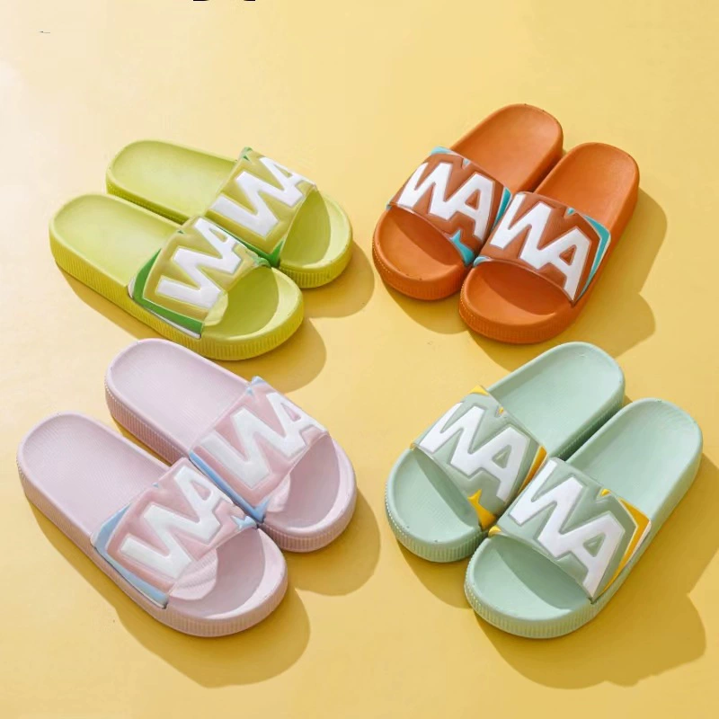 Сандалии и тапочки, женские летние домашние Нескользящие тапочки для ванной с мягкой подошвой, Женские Простые Тапочки высокого класса для повседневного использования оптом