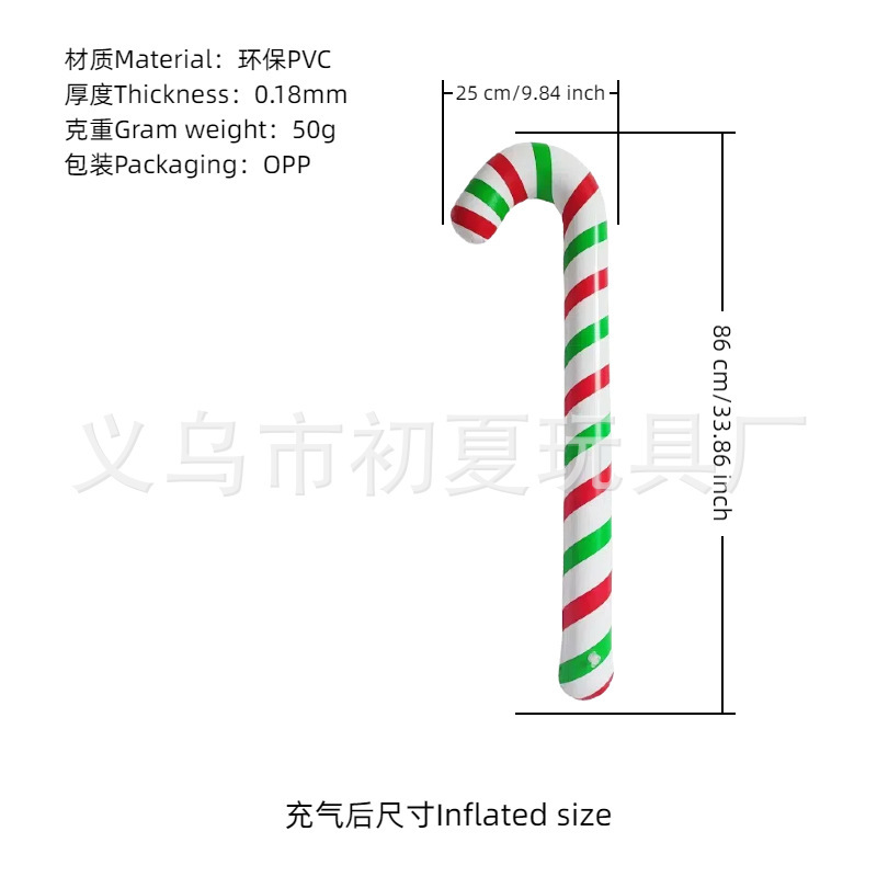 跨境现货Christmas圣诞老人装饰气球PVC雪花球商场户外装饰充气球|undefined