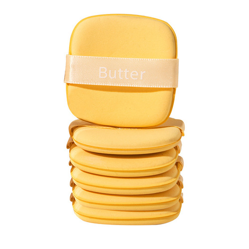 Butter cookies ultra-soft, fit, dry and wet two-use concealer cushion puff, simple double-sided can be used