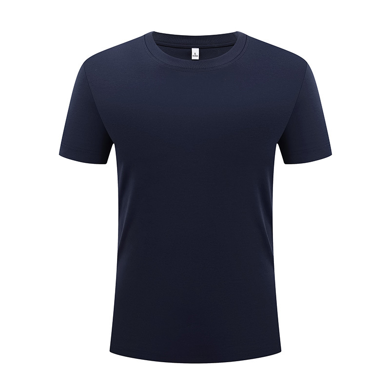 Camiseta de manga corta para hombre, de algodón y poliéster, de lujo ligero, de alta gama, color blanco puro, estilo casual, para verano, personalizada, paquete de 60 unidades image 13