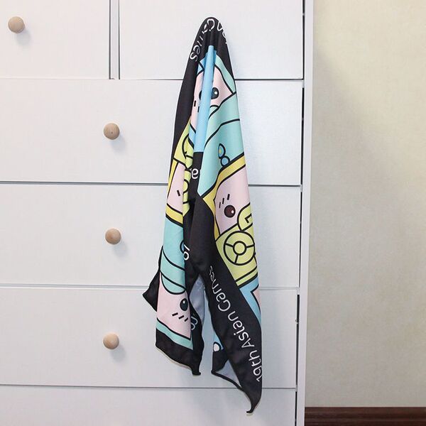 Quick dry silk sports sweat towel for gym